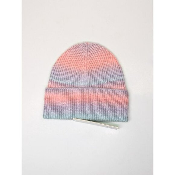 Aqua Women's Space Dye Hat Beanie Rib Knit Cuff (MSRP $58) - Picture 1 of 3